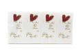 Funny servetten met motief, 2-laags, hartelijk welkom/Goede appetit 33 x 33 cm 1/8 vouw, 8-pak (8 x 250 stuks)