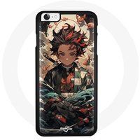 Maniacase Hoesje voor iPhone 6 Plus Demon Doder Tanjiro Anime Manga