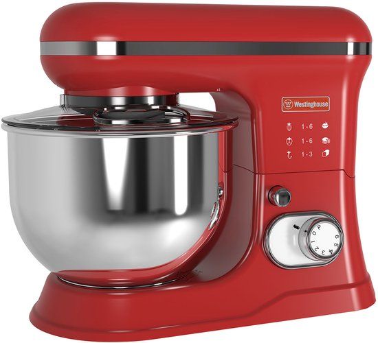 Westinghouse Retro Standmixer - 1200W - 5L - Rood