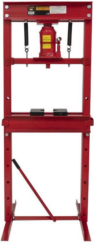 TOPGEAR Bol Werkplaatspers 20 ton Rood