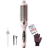 Bestope Pro Thermoborstel, 38 mm, ionische krultang, volumineus haar, keramische toermalijn-ionen-krultangborstel, thermoborstel, PTC 30 seconden snelle verwarming