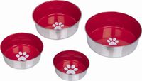 Nobby Heavy Paw Anti-Slip RVS voerbak rood 17 cm - 1,15 ltr