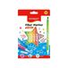 KEYROAD Uitwisbare Fiber Markers, 12 Stuks, Mix Kleuren