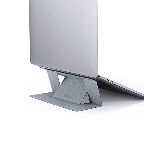MOFT - Opvouwbare en in hoogte verstelbare laptopstandaard voor MacBook en laptops van 11,6 tot 17 inch, zilver