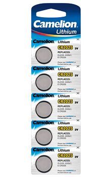 Camelion CR2025-BP5 - Batterij - Lithium - 3V - 5 stuks