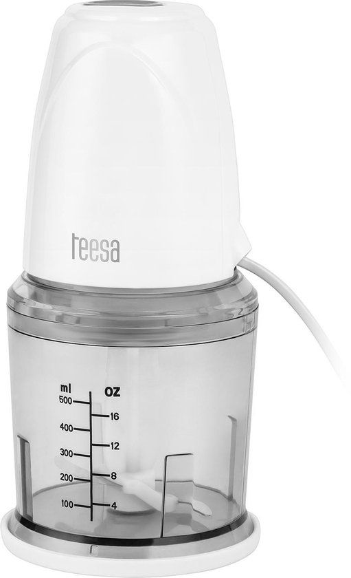 Teesa TSA3230 Mini Groente- en Fruitsnijder - 260W - Wit