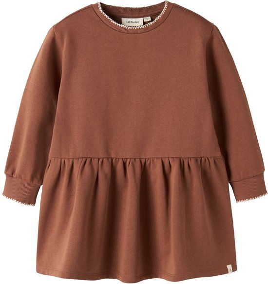 LIL' ATELIER MINI sweatjurk - geel - maat 104