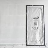 PRODIAMANT Porte anti-poussière, 1,10 x 2,20 m, étanche à la poussière avec fermeture éclair.