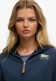 Superdry Heritage Hamptons Zip Hoodie Dames Katoen Richest Navy Maat 10