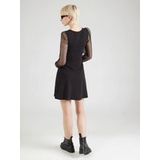 ONLY ONLLIVELOVE MESH L/S DRESS CS JRS - Mädchen - Minikleid - Schwarz