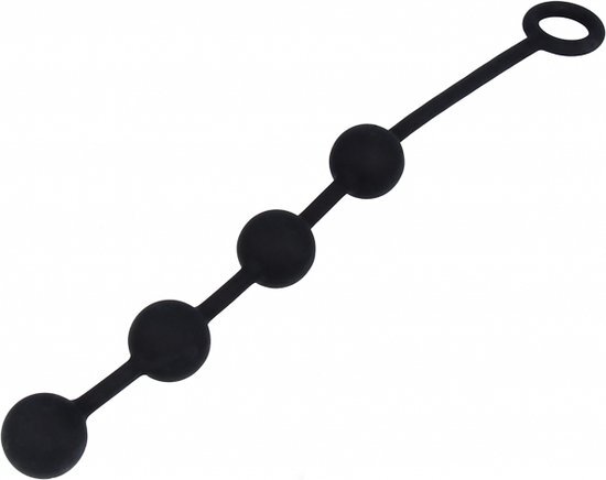 Nexus EXCITE Medium Silicone Anal Beads - Black
