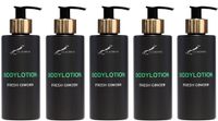 Claudius Cosmetics B.V. Bodylotion Fresh Ginger 300 ml - gouden pomp - 5 stuks