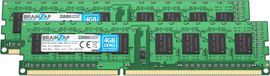 BRAINZAP 8 Go (2 x 4 Go) DDR3 1600 MHz PC3-12800U-11-11-A1, module de mémoire DIMM, CL11, 1Rx8, 1,5V, non tamponné, non ECC, pour ordinateur de bureau