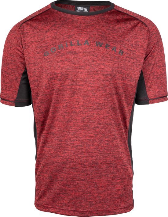 Gorilla Wear Fremont T-Shirt - Burgundy Red/Black - M