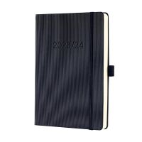 Sigel Conceptum A5 Weekagenda 2023-2024 Zwart Hardcover (18 maanden)