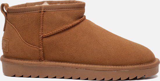 Colors of California Enkellaarsjes cognac - Maat 36 - Vrouwen - Maat 36