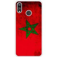 Drapeau Maroc Bedrukt siliconen hoesje compatibel met P20 Lite