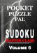 Sudoku Pocket Puzzle Pal Sudoku Puzzle Book for Adults Pocket Size: Pocket Puzzle Pal, Volume 6, Master Class, Puzzles with Solutions, Large 9x9 Puzzle Grids, Adults, Seniors, Teens, Math Games, Mental Stimulation