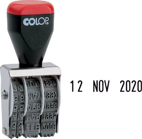 Colop 04000 Datumstempel - Niet zelfinktend - 4mm - Metaal