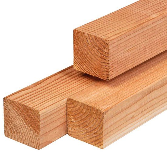 Merkloos Tuindeco Paal douglas 11,0x11,0x500 cm