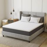 EGO HOME Matrastopper, 140 x 200 cm, 7 cm hoogte, H2, 7-zones, koudschuimkern, Öko-TEX gecertificeerd