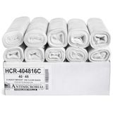 Aluf Plastics HCR-404816C Hoge Dichtheid Ster Gesealde Coreless Roll Bags, 45 gal, Polyethyleen, 40" x 48", Clear (Pack van 250)