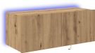 vidaXL TV Wandkast 80 x 35 x 31 cm Artisan Eiken Bewerkt Hout