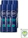 Nivea Men Fresh Ocean Déodorant Spray - 6 pièces - 150 ml