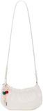 Desigual Schoudertas Half Logo Raffia Waverly Phone Beige Crude crème