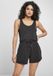 Urban Classics Short Sleevless Modal Playsuit Zwart