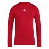 adidas heren Techfit Longsleeve Men Shirt, team power red 2, L