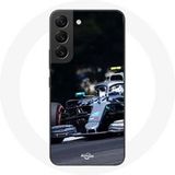 Maniacase Samsung Galaxy S21 FE Hoesje Formule 1 Valtteri Bottas F1 Racing Driver Zwart