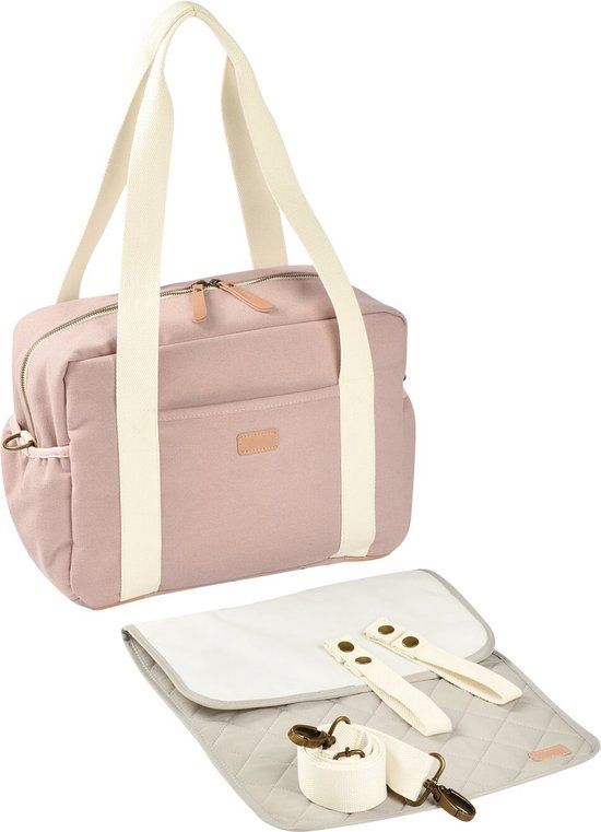 Béaba Paris Luiertas - Roze - 16L - Verzorgingstas - Incl. Verschoonmatje & Koelvak