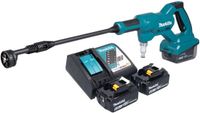 Makita DHW 180 RG accudrukreiniger 18 V 24 bar + 2x accu 6.0 Ah + lader