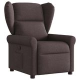 vidaXL Accent Chair Fabric Brown