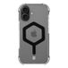 Tactical Coque iPhone 17 Tactical MagForce Hexagon - Compatible MagSafe - Noire / Transparente