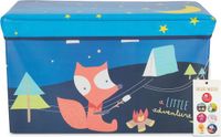 Bieco 2-in-1 Opbergdoos & Bankje Scout Kamp – Speelgoedkist met Zitfunctie – Opbergbox Kinderkamer – 63 Liter