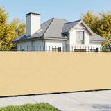 VidaXL Pare-vue pour balcon 200 x 600 cm tissu avec revêtement PU sable