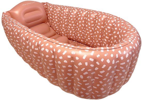 Swim Essentials Opblaasbaar Babybadje - Rood/Wit - 90 x 55 x 30 cm