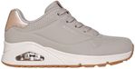 Skechers UNO - GOLDEN AIR Femme Baskets - Taupe / Argent