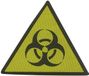 Biohazard Danger Patch zwart-geel Polyester
