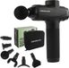2BEHEALTHY Pistolet de massage professionnel - Incl. 6 embouts - 30 niveaux de massage - Pistolet de massage - Appareil de massage - Massage gun - Massage musculaire - Muscles et articulations - Noir