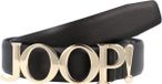 JOOP! Leren Riem 3,0 CM Fashion Women's Belt W75 Black Zwart