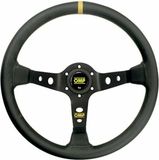 OMP Racing Steering Wheel Corsica Black Leather