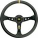 OMP Racing Steering Wheel Corsica Black Leather