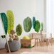 Ambiance Sticker Voorgelijmd vliesbehang met gigantische muurschilderingen - NATUURBOMEN - 65x60cm