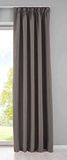 Gardinenbox NewYork 202020610 Verduisteringsgordijn, ondoorzichtig, met verborgen lussen, taupe, h x b 245 x 295 cm, 1-delig, thermogordijn, verduisterend, geluidsisolerend, Öko-Tex