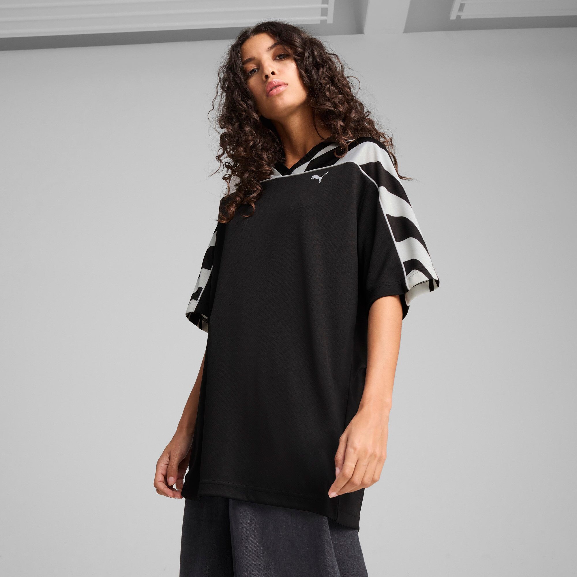 FUTURE.PUMA.ARCHIVE Relaxed Unisex Football Shirt - Black - Size S