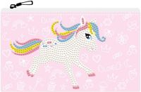 Diamond Dotz etui met rits - Pony Frolic - creatieve knutselset