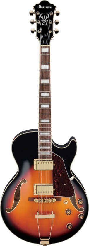 Ibanez Artcore AG75G-BS Brown Sunburst Semi-akoestische gitaar